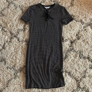 Cupcakes and Cashmere striped navy white dress XS